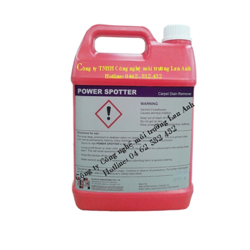 Hóa chất Carpet stain Remover (tẩy điểm thảm) POWER SPOTTER 0