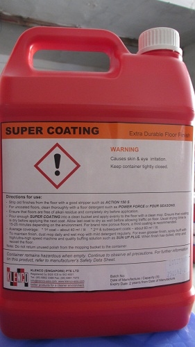 Hóa chất phủ bóng mặt sàn công nghiệp SUPER COATING 0