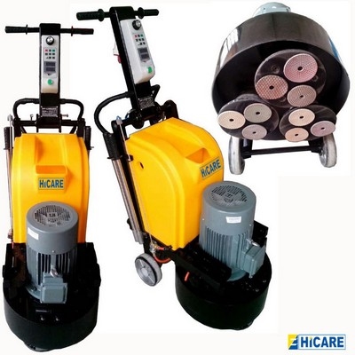 Máy mài sàn bê tông Hi-Care V9 ( 09 đĩa mài) 0