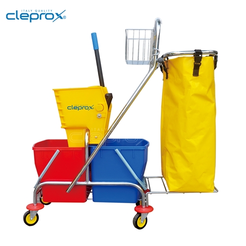 Xe vắt nước 2 ngăn CleproX + túi đựng rác CX-58B 0